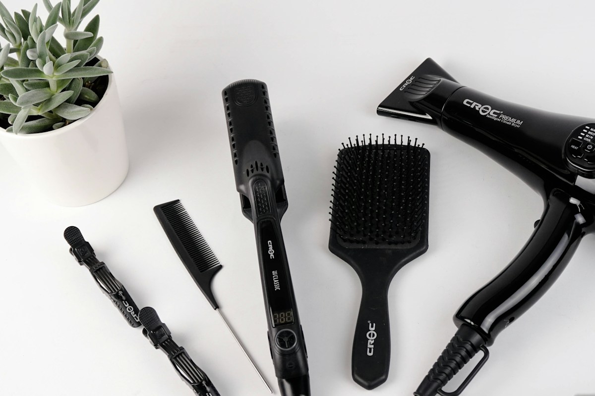 Hair care tools used for salon treatments